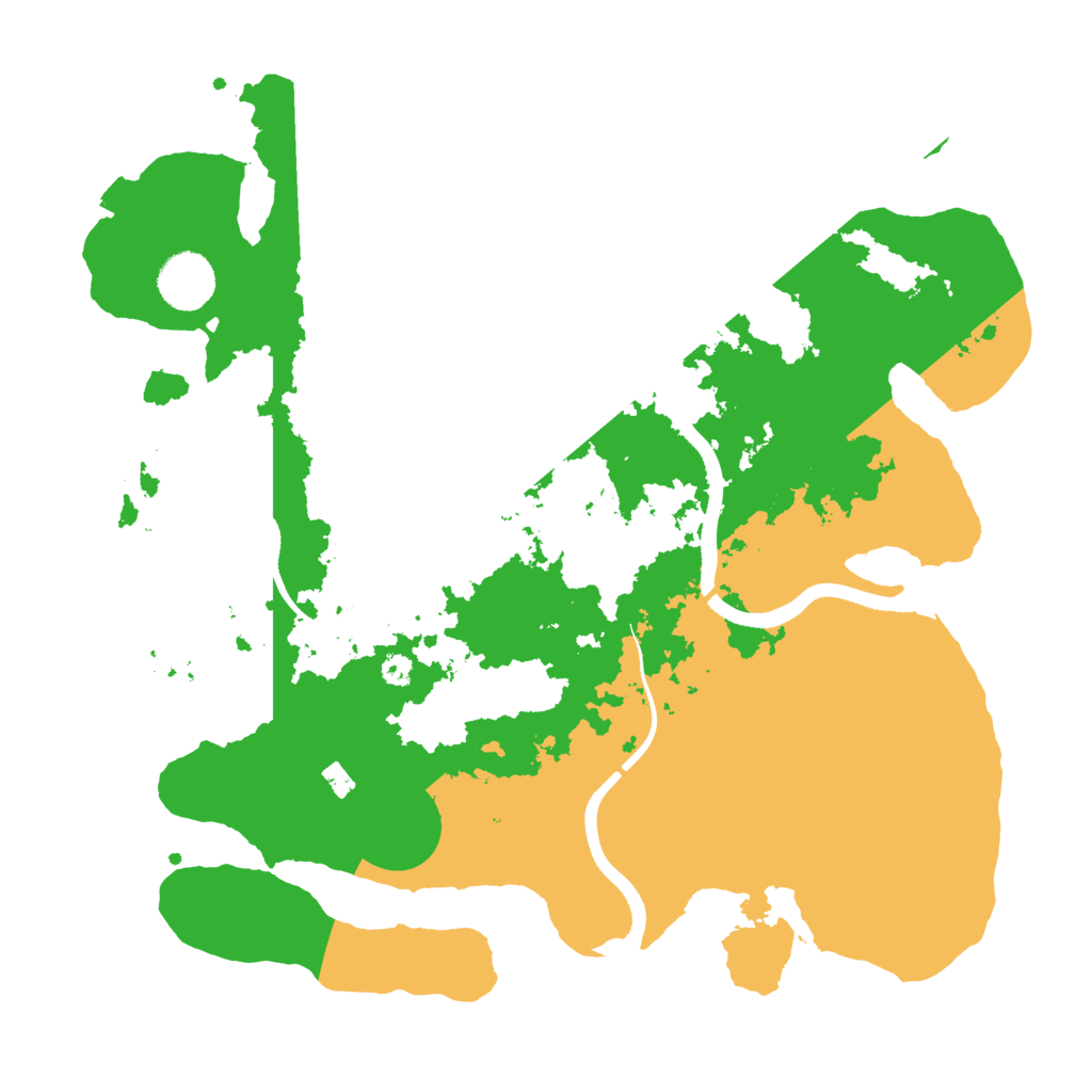 Biome Rust Map: Procedural Map, Size: 3500, Seed: 1944605968