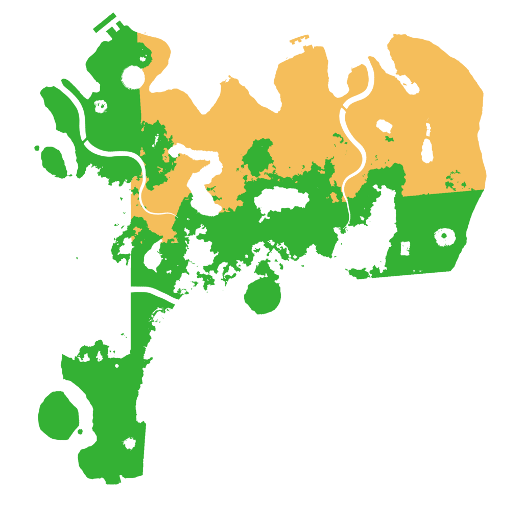 Biome Rust Map: Procedural Map, Size: 4000, Seed: 2078855952
