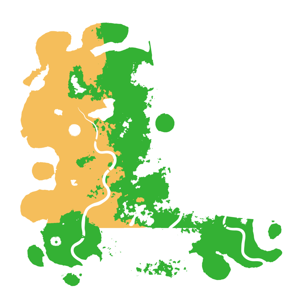 Biome Rust Map: Procedural Map, Size: 4500, Seed: 838622688