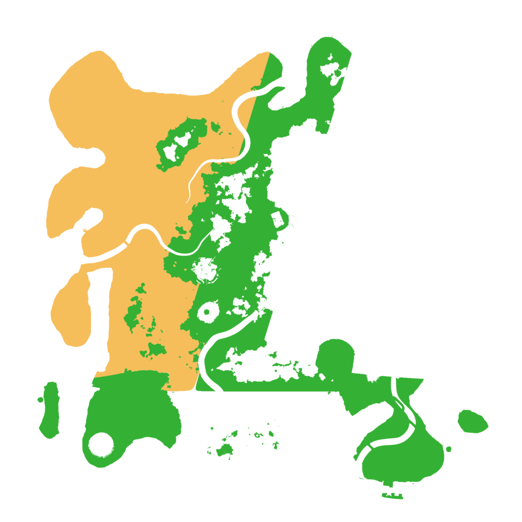 Biome Rust Map: Procedural Map, Size: 3750, Seed: 43231102