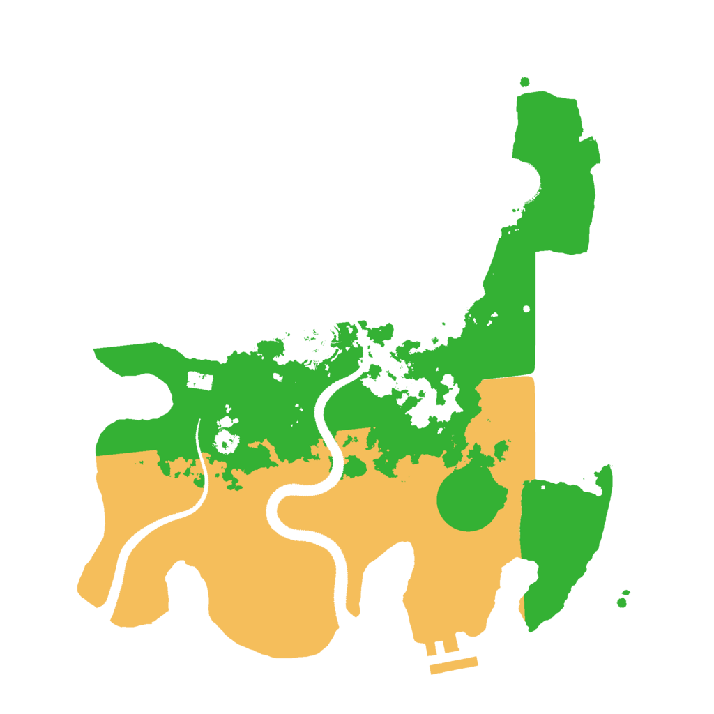 Biome Rust Map: Procedural Map, Size: 3000, Seed: 46000