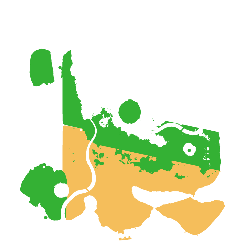 Biome Rust Map: Procedural Map, Size: 3000, Seed: 22823