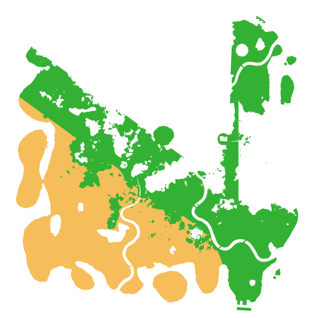 Biome Rust Map: Procedural Map, Size: 4500, Seed: 499058082