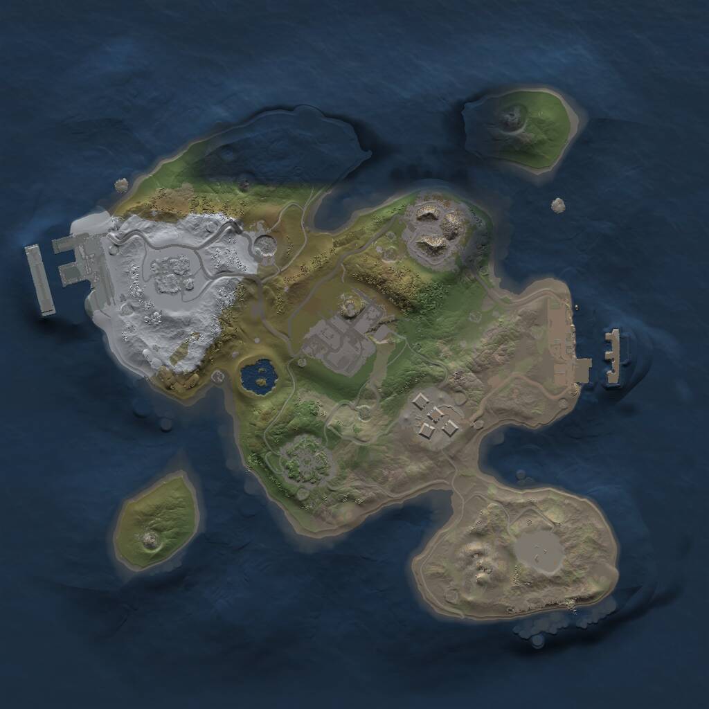 Rust Map: Procedural Map, Size: 2000, Seed: 67676767, 9 Monuments