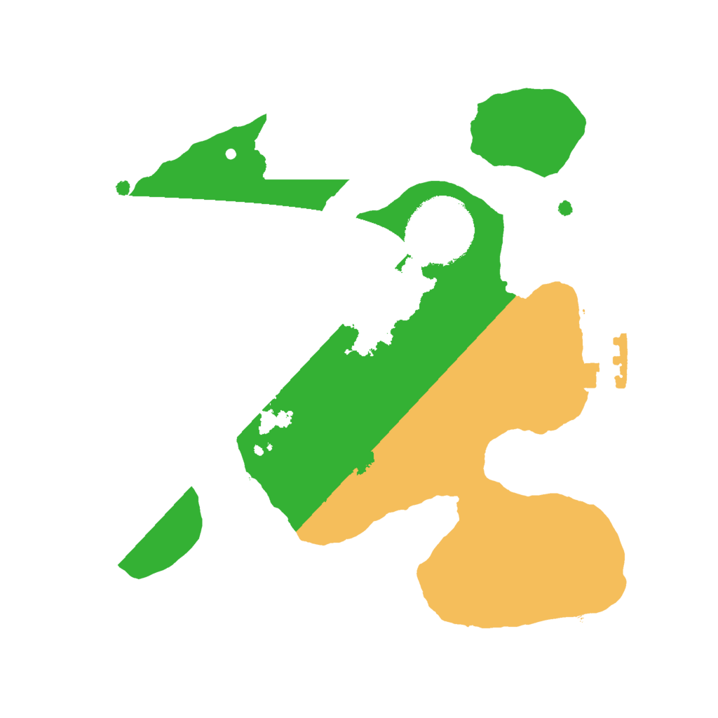 Biome Rust Map: Procedural Map, Size: 2000, Seed: 67676767