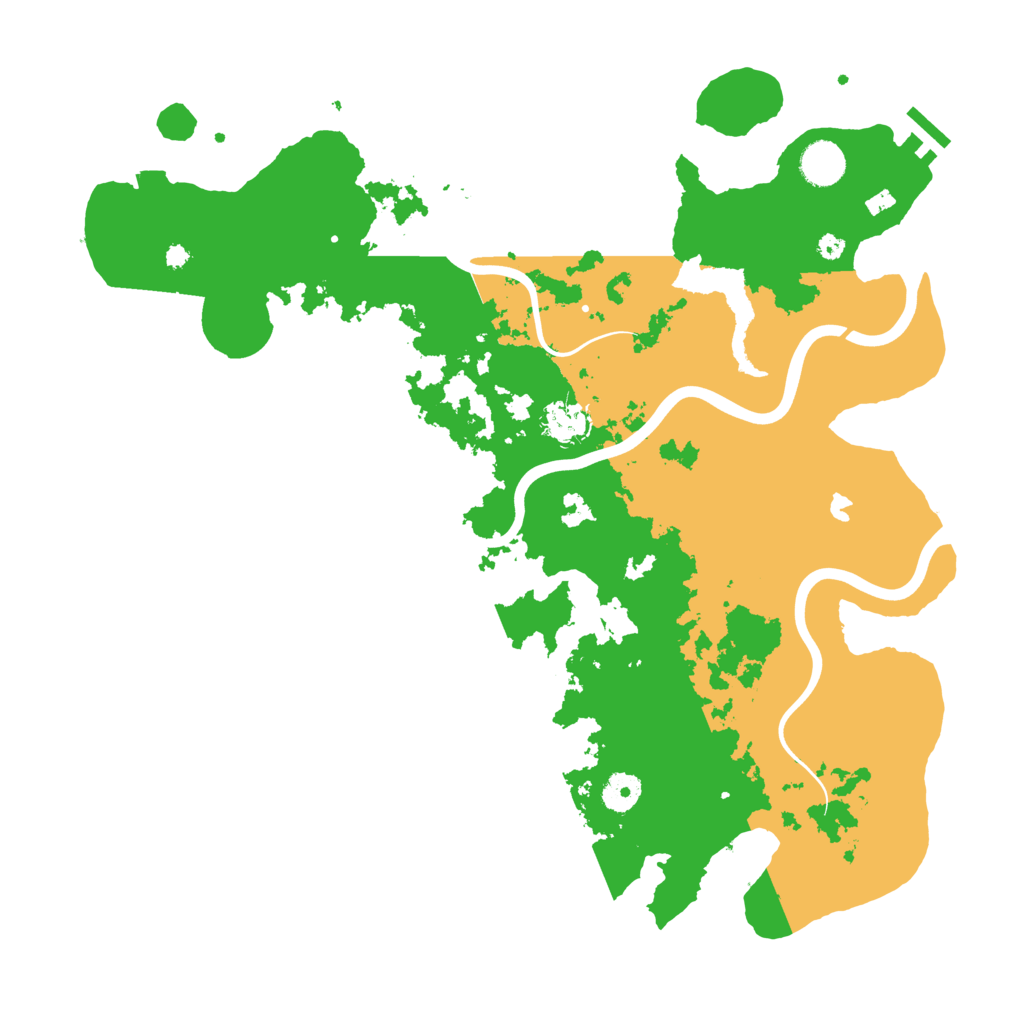 Biome Rust Map: Procedural Map, Size: 4000, Seed: 1013622403
