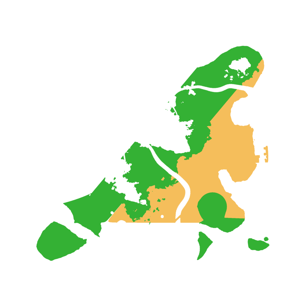 Biome Rust Map: Procedural Map, Size: 2750, Seed: 1433