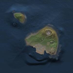 Thumbnail Rust Map: Procedural Map, Size: 1000, Seed: 2070395513, 1 Monuments