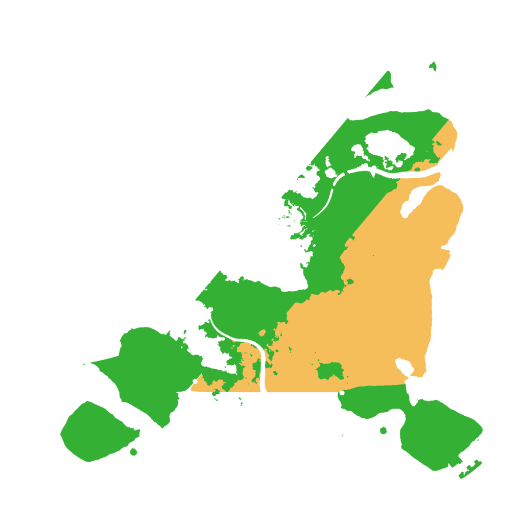 Biome Rust Map: Procedural Map, Size: 3000, Seed: 1433