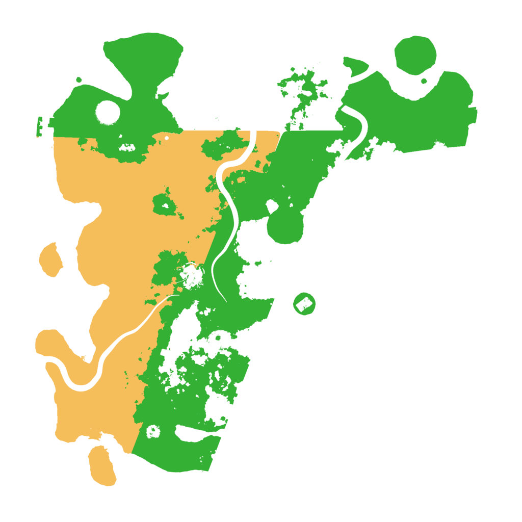 Biome Rust Map: Procedural Map, Size: 3800, Seed: 509751740