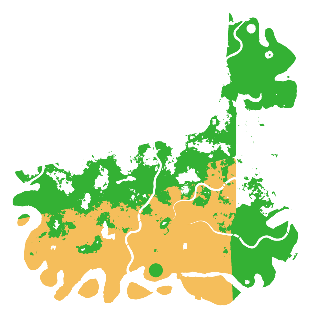 Biome Rust Map: Procedural Map, Size: 6000, Seed: 708742109