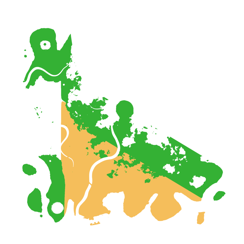 Biome Rust Map: Procedural Map, Size: 3700, Seed: 105738127