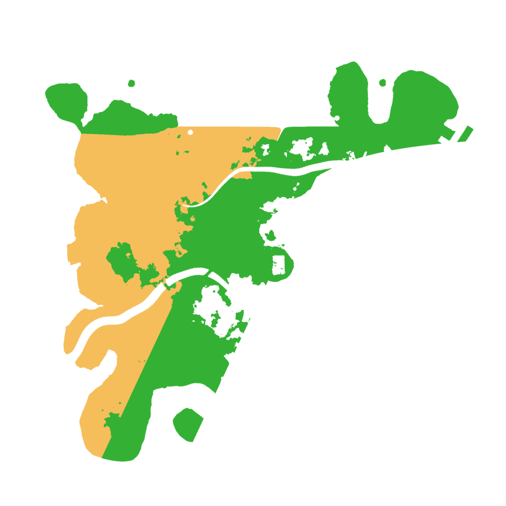 Biome Rust Map: Procedural Map, Size: 2800, Seed: 2126744715