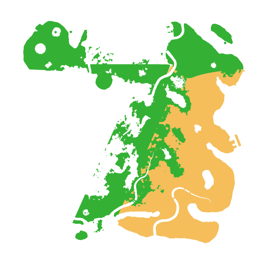 Biome Rust Map: Procedural Map, Size: 4250, Seed: 18225729