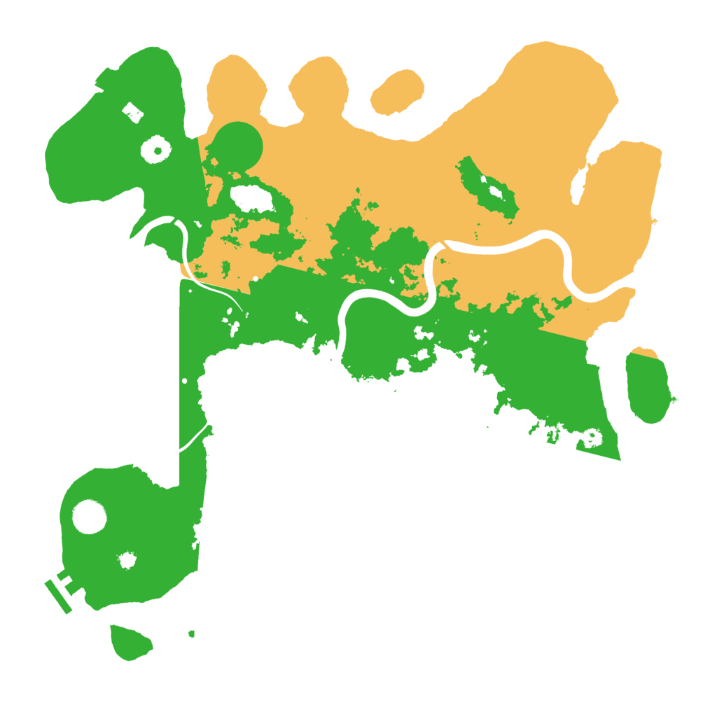 Biome Rust Map: Procedural Map, Size: 3800, Seed: 1729546724