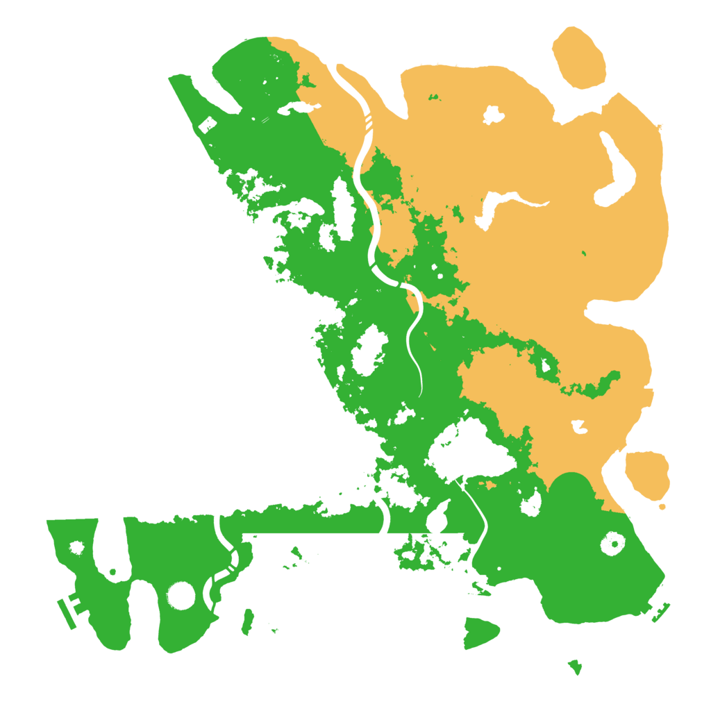 Biome Rust Map: Procedural Map, Size: 4500, Seed: 177255786