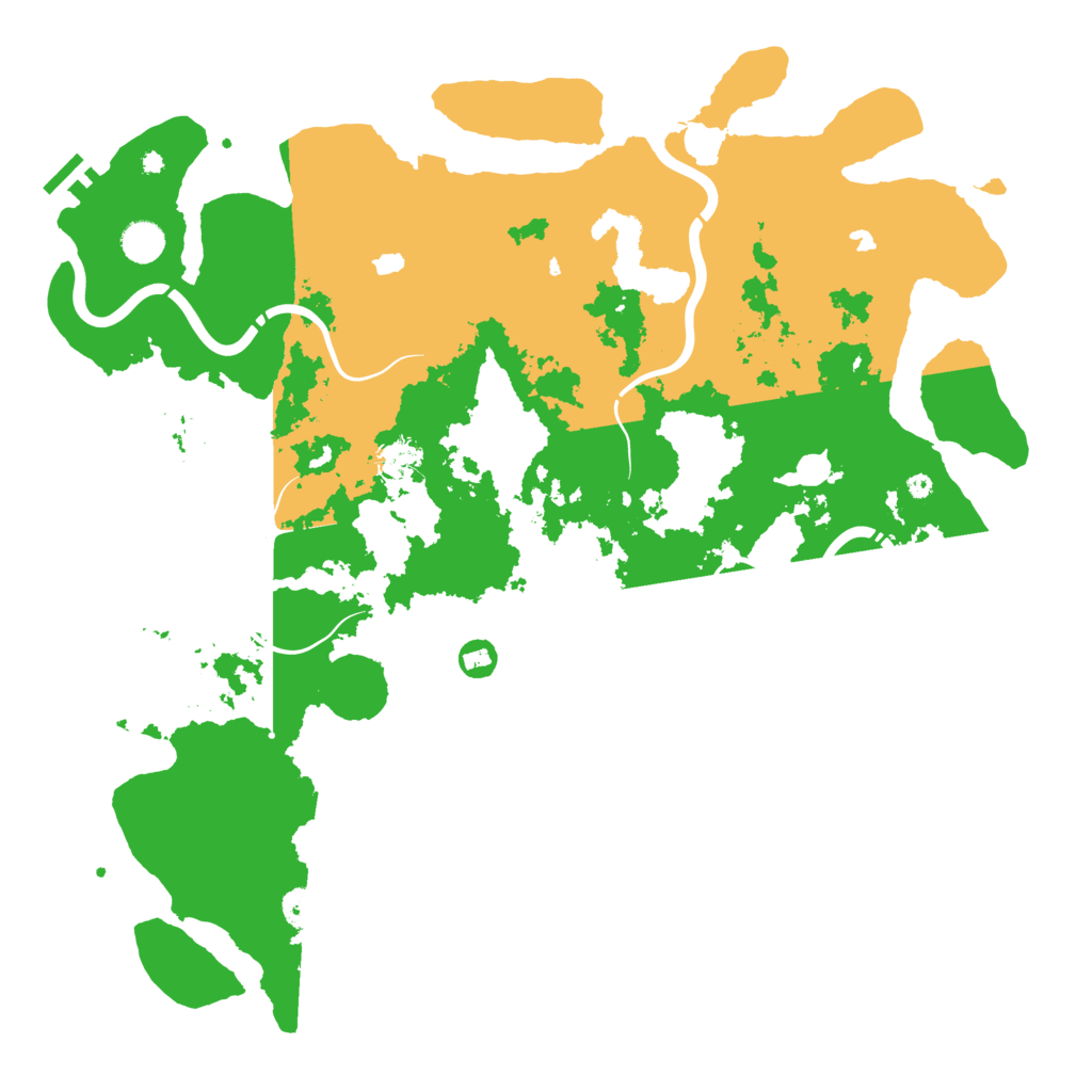 Biome Rust Map: Procedural Map, Size: 4500, Seed: 512516536