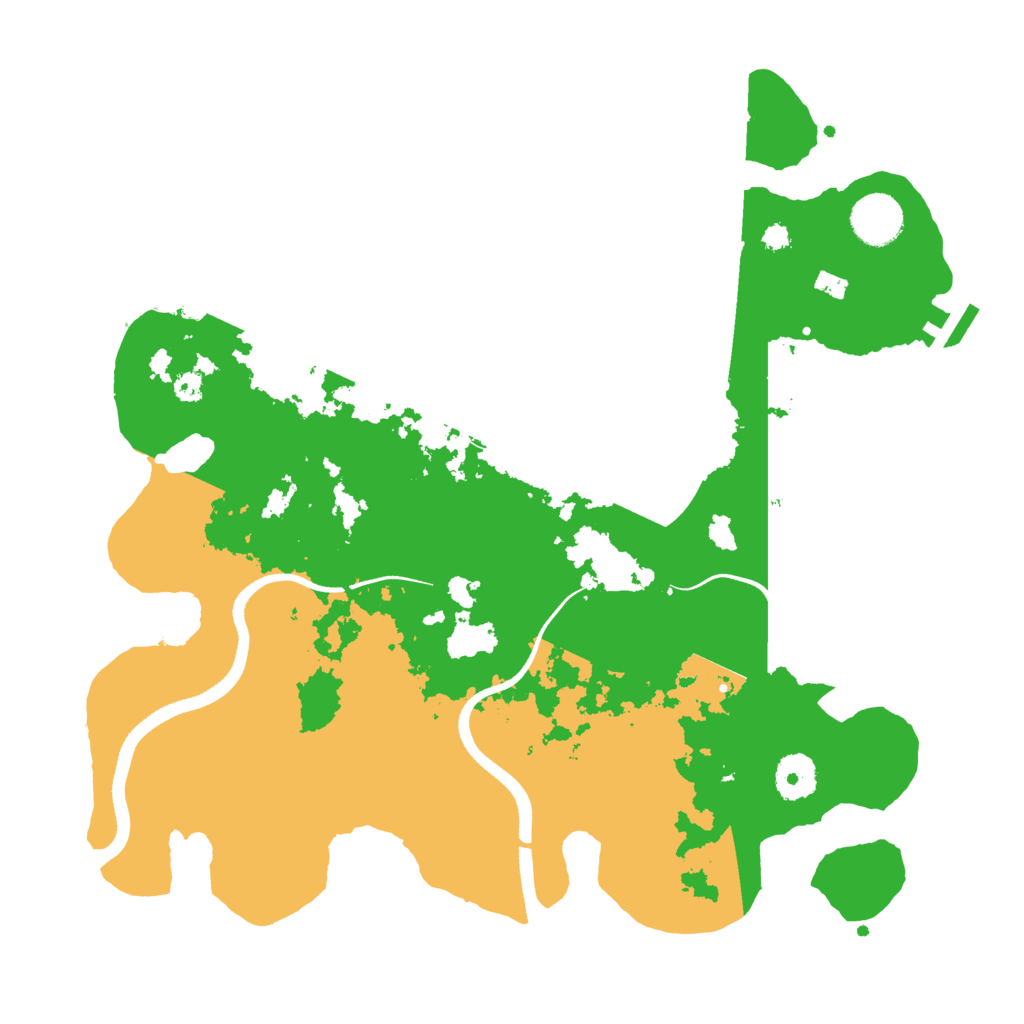 Biome Rust Map: Procedural Map, Size: 3500, Seed: 1443476577