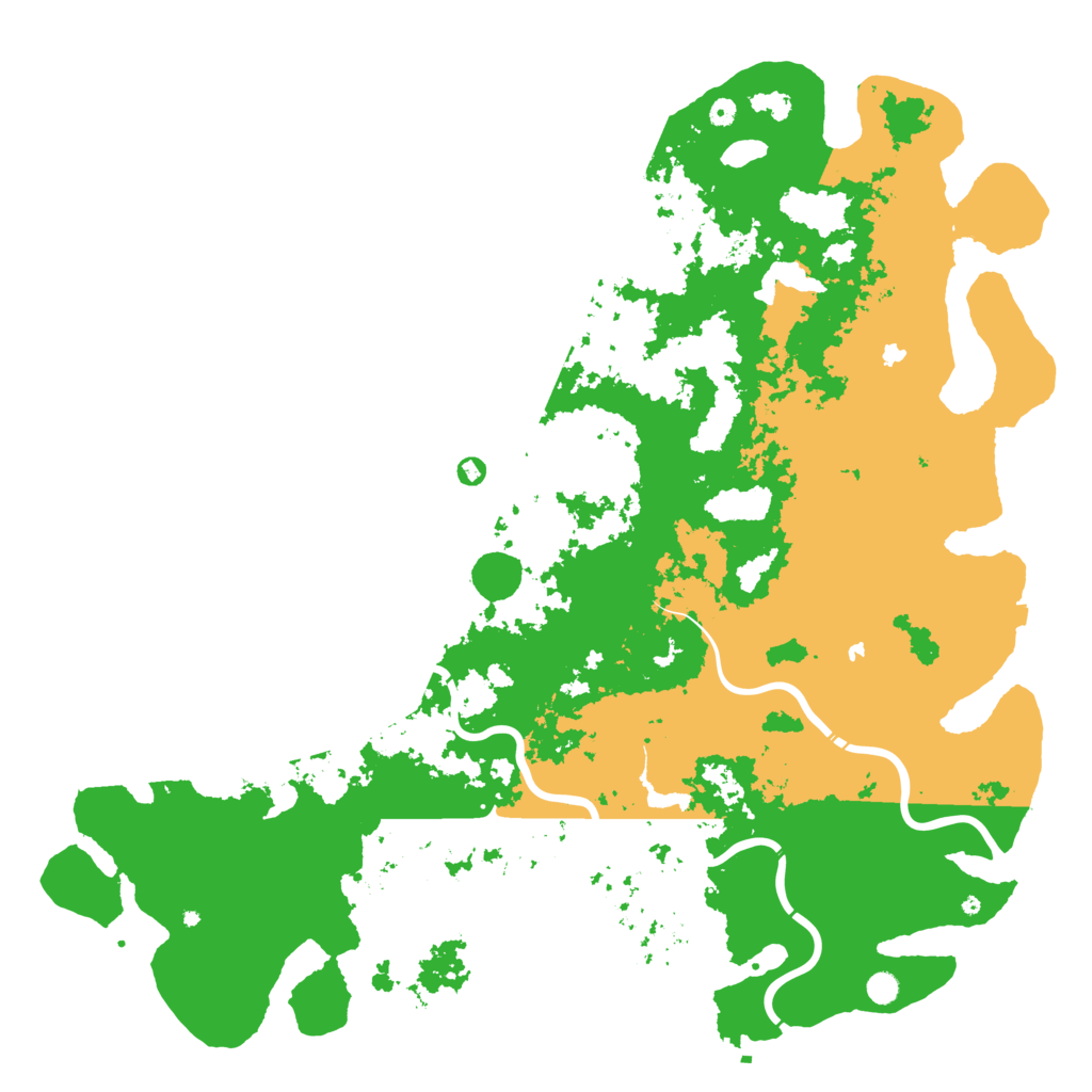 Biome Rust Map: Procedural Map, Size: 6000, Seed: 188857710