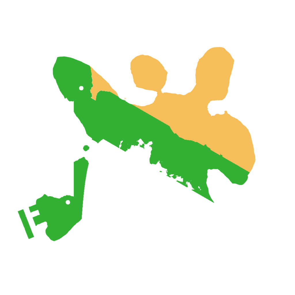 Biome Rust Map: Procedural Map, Size: 2000, Seed: 23478