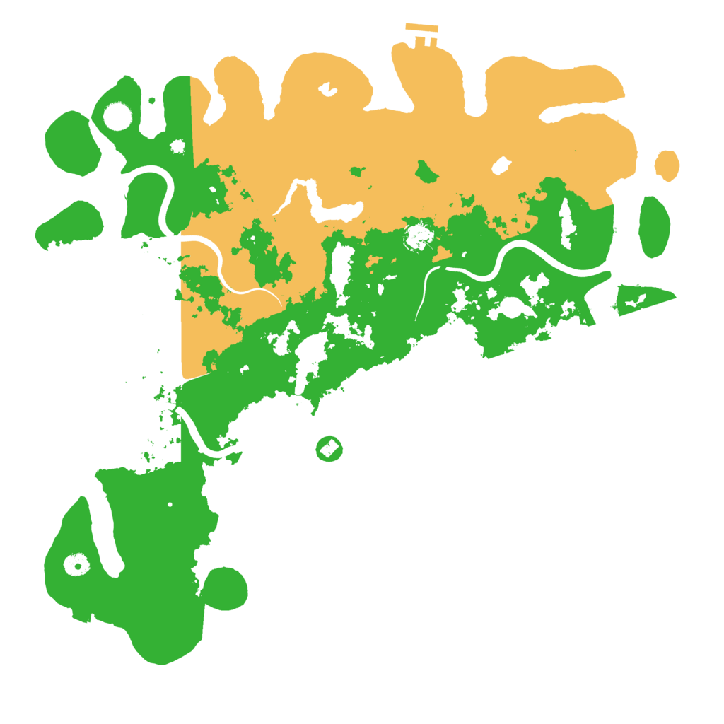 Biome Rust Map: Procedural Map, Size: 4500, Seed: 3683909