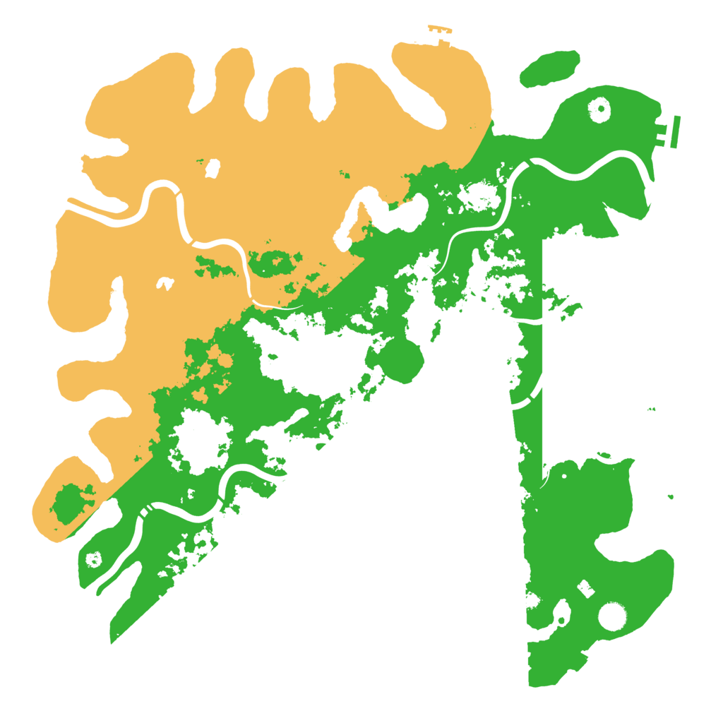 Biome Rust Map: Procedural Map, Size: 4500, Seed: 75757932