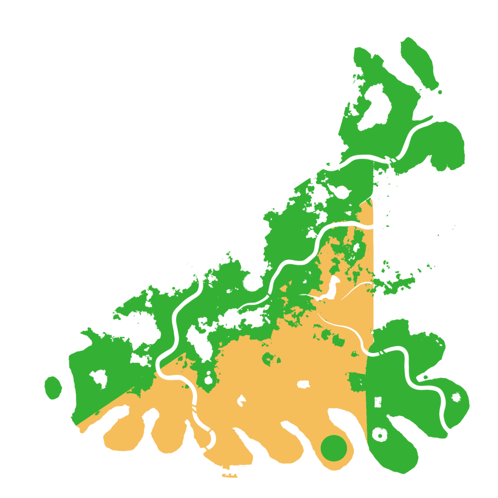 Biome Rust Map: Procedural Map, Size: 5000, Seed: 2013943285