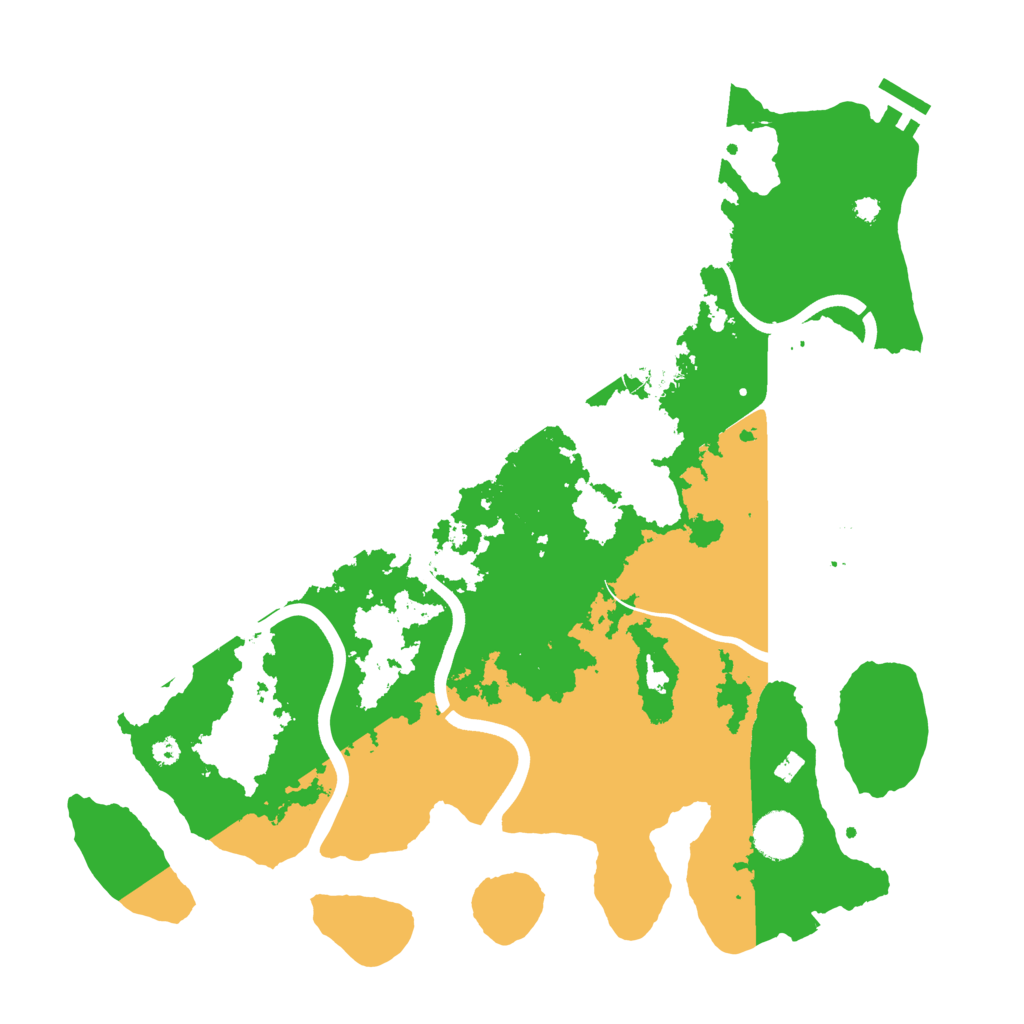 Biome Rust Map: Procedural Map, Size: 3750, Seed: 4570