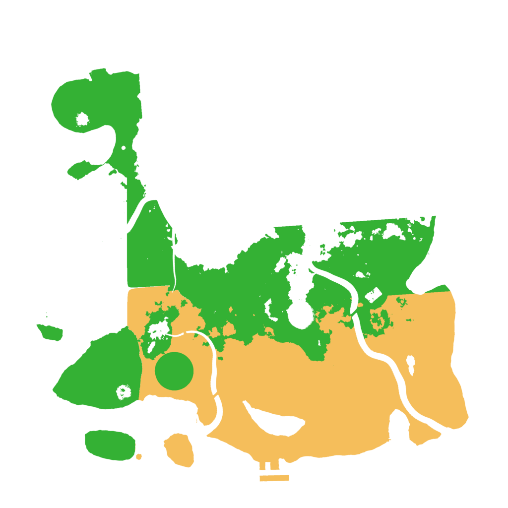Biome Rust Map: Procedural Map, Size: 3500, Seed: 1946203875