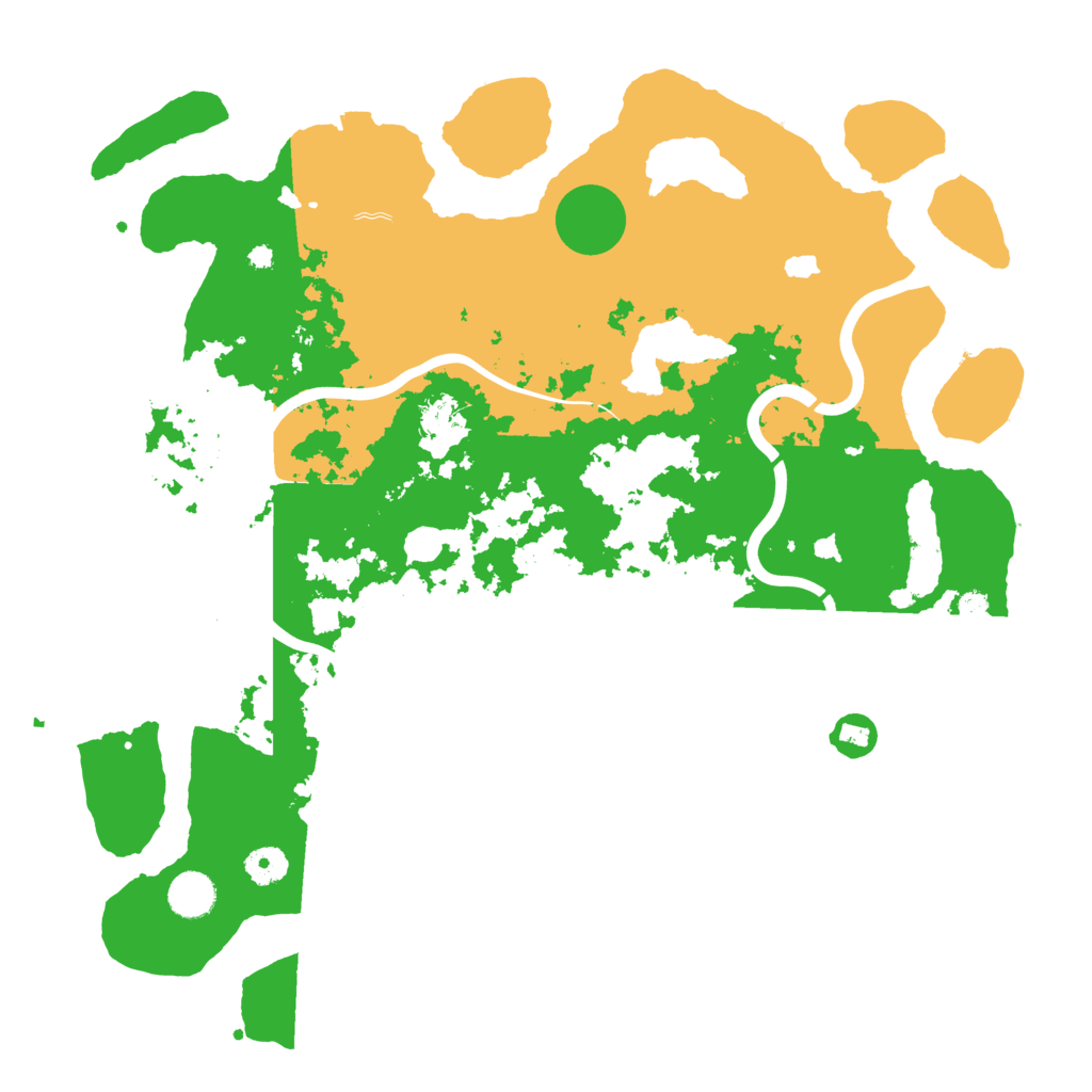 Biome Rust Map: Procedural Map, Size: 4100, Seed: 601170311