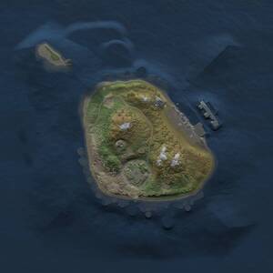 Thumbnail Rust Map: Procedural Map, Size: 1450, Seed: 1337, 3 Monuments