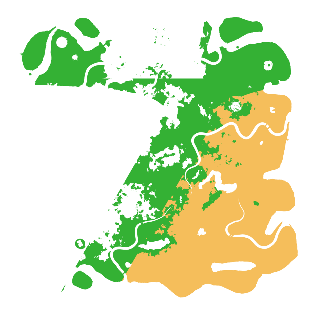 Biome Rust Map: Procedural Map, Size: 5000, Seed: 1821031457