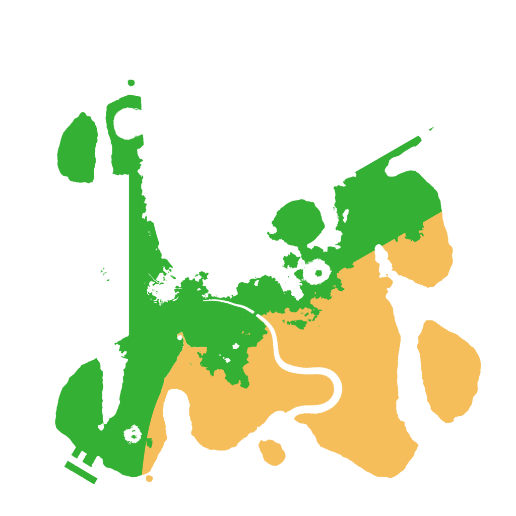 Biome Rust Map: Procedural Map, Size: 3000, Seed: 1291298963