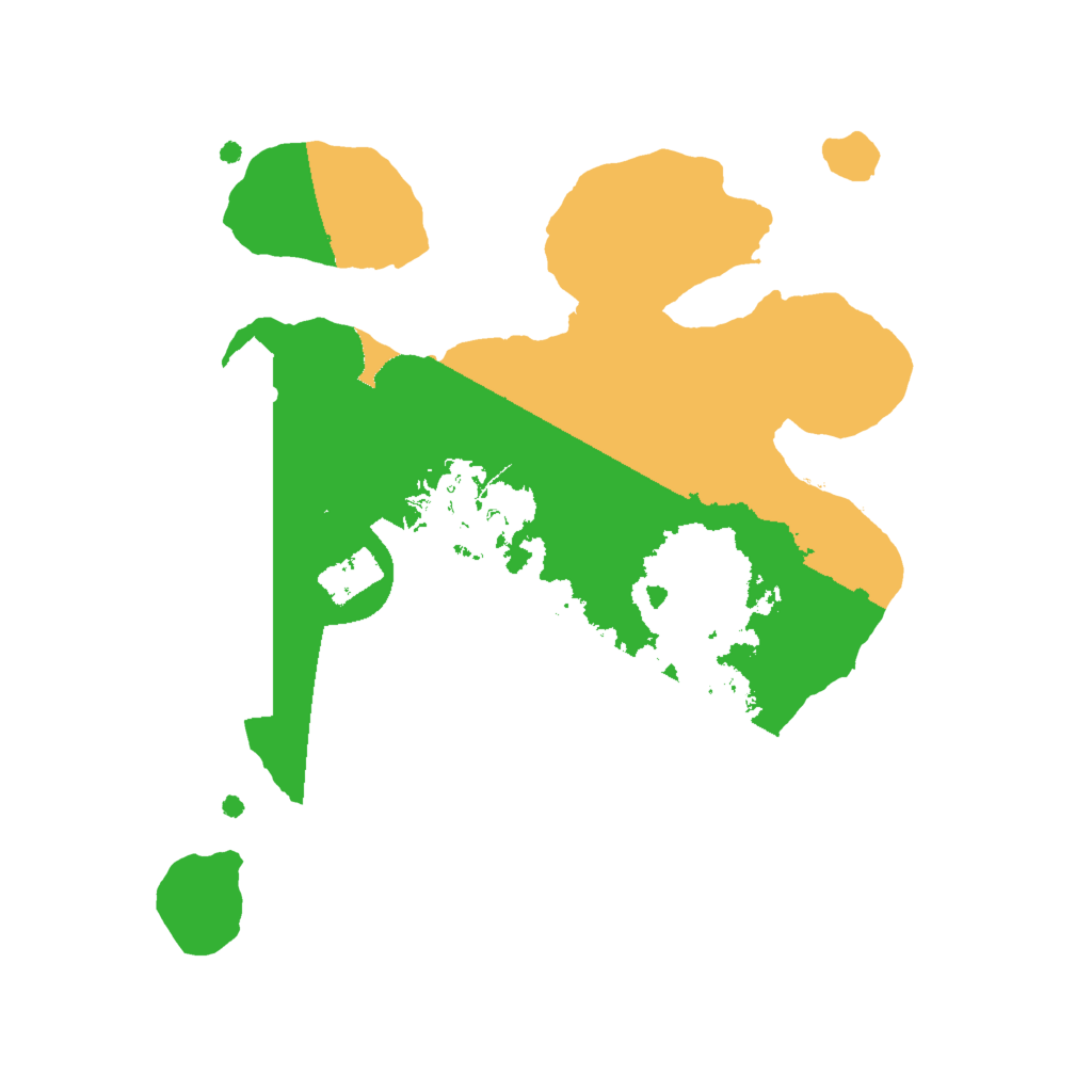 Biome Rust Map: Procedural Map, Size: 2000, Seed: 641392972