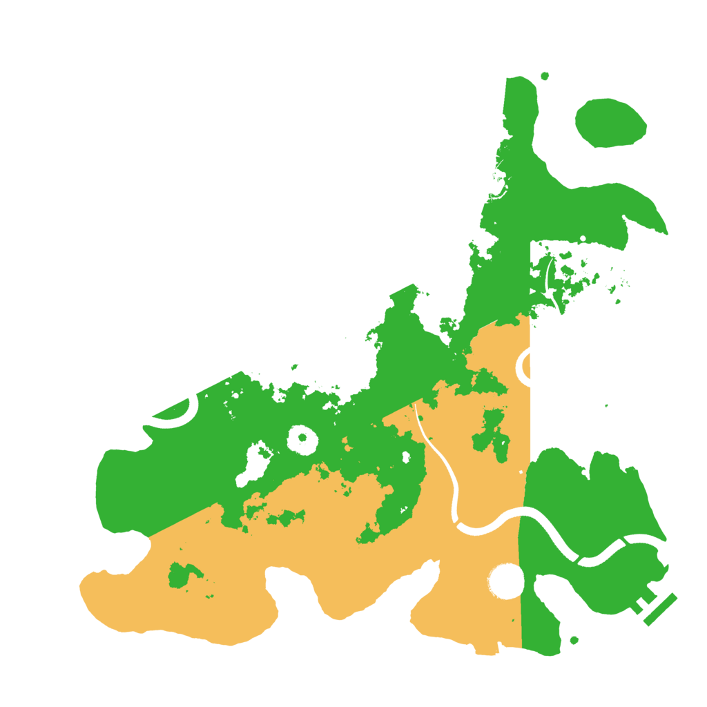 Biome Rust Map: Procedural Map, Size: 3500, Seed: 1207719124