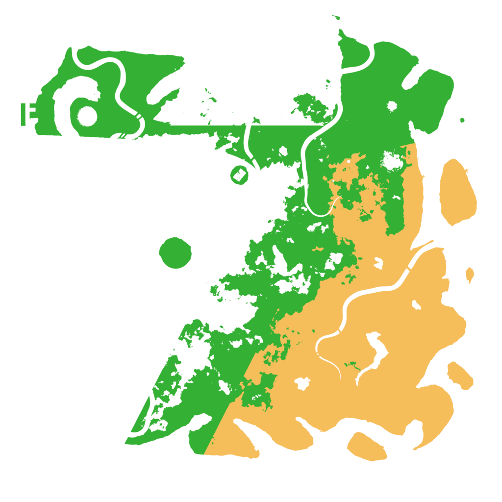 Biome Rust Map: Procedural Map, Size: 4500, Seed: 138286439