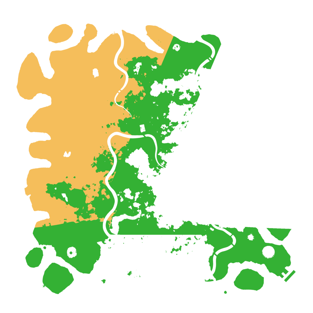 Biome Rust Map: Procedural Map, Size: 4500, Seed: 343363881