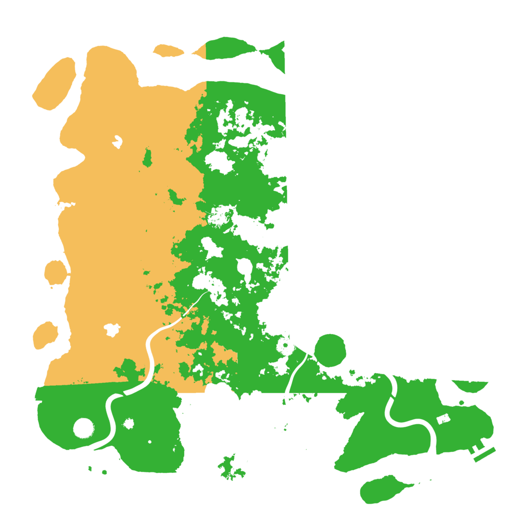 Biome Rust Map: Procedural Map, Size: 4500, Seed: 116789383