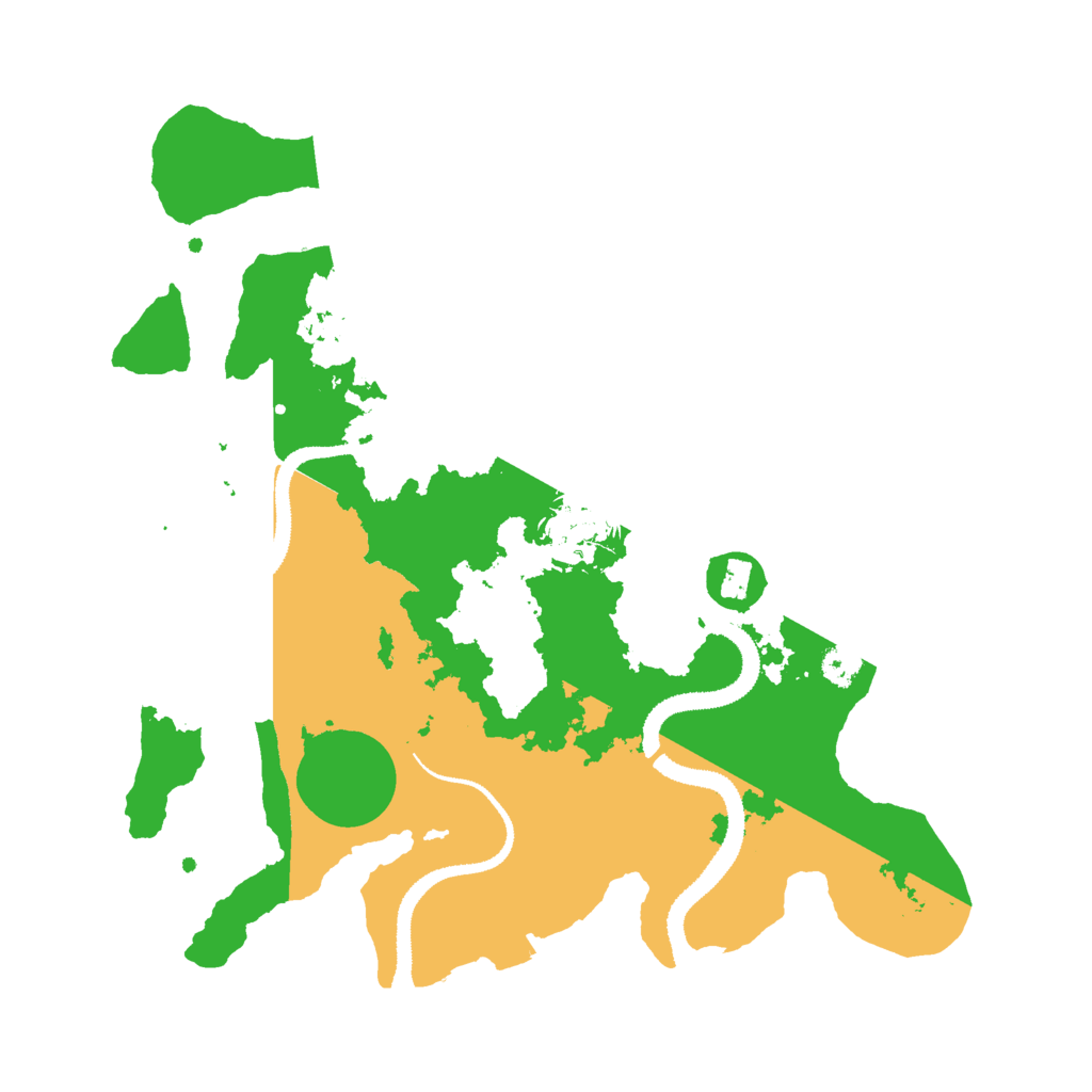 Biome Rust Map: Procedural Map, Size: 3000, Seed: 42000