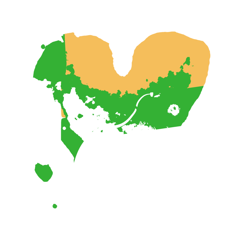 Biome Rust Map: Procedural Map, Size: 2180, Seed: 50000