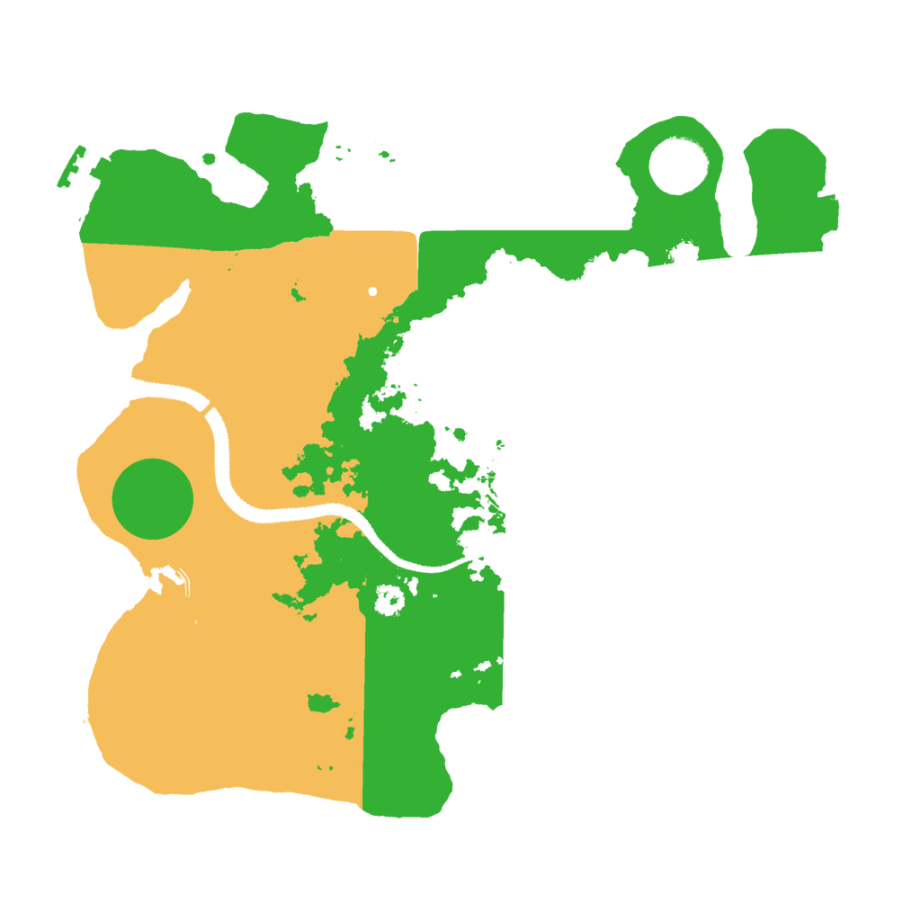 Biome Rust Map: Procedural Map, Size: 3000, Seed: 22999