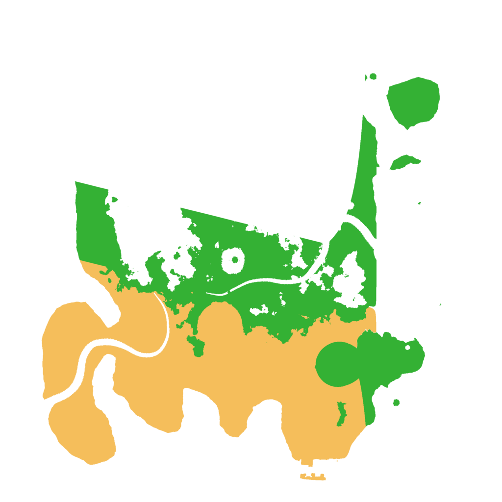 Biome Rust Map: Procedural Map, Size: 3000, Seed: 100208
