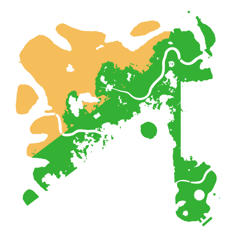 Biome Rust Map: Procedural Map, Size: 4000, Seed: 791435879