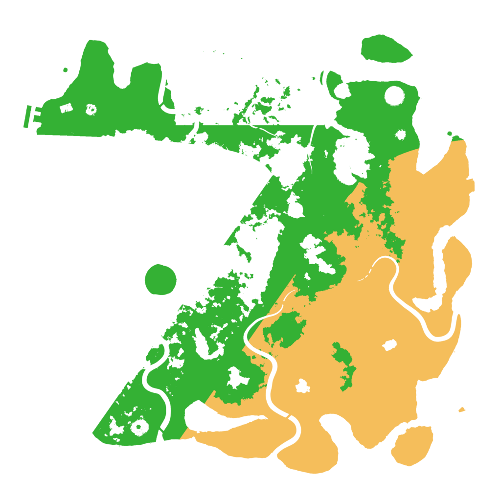 Biome Rust Map: Procedural Map, Size: 4500, Seed: 2103555168
