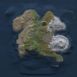Thumbnail Rust Map: Procedural Map, Size: 2000, Seed: 1282702193, 4 Monuments