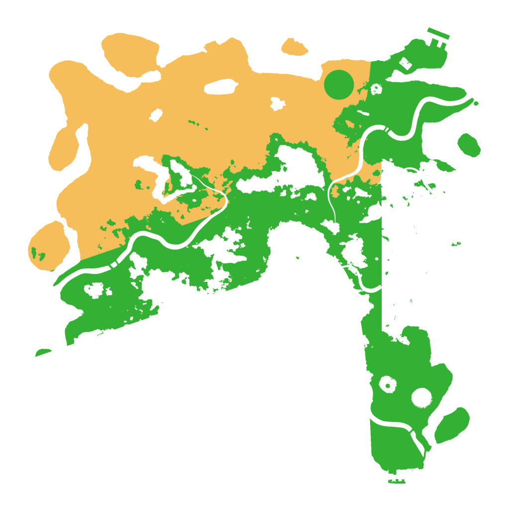 Biome Rust Map: Procedural Map, Size: 4500, Seed: 1583239