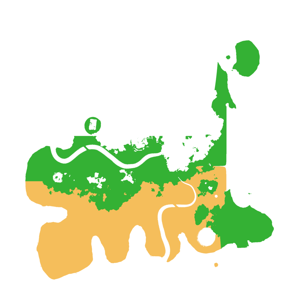 Biome Rust Map: Procedural Map, Size: 3000, Seed: 271105