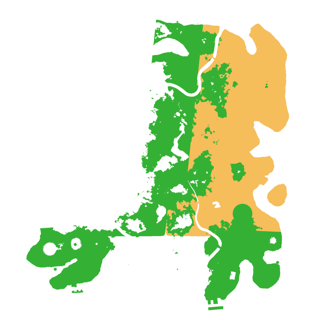 Biome Rust Map: Procedural Map, Size: 4250, Seed: 1151679788