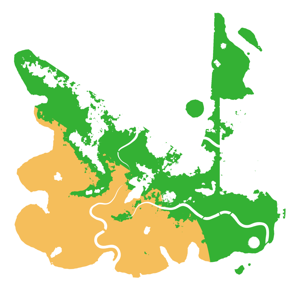 Biome Rust Map: Procedural Map, Size: 4500, Seed: 937176589