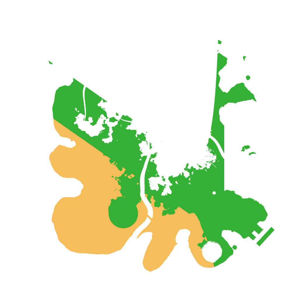 Biome Rust Map: Procedural Map, Size: 2700, Seed: 71221333